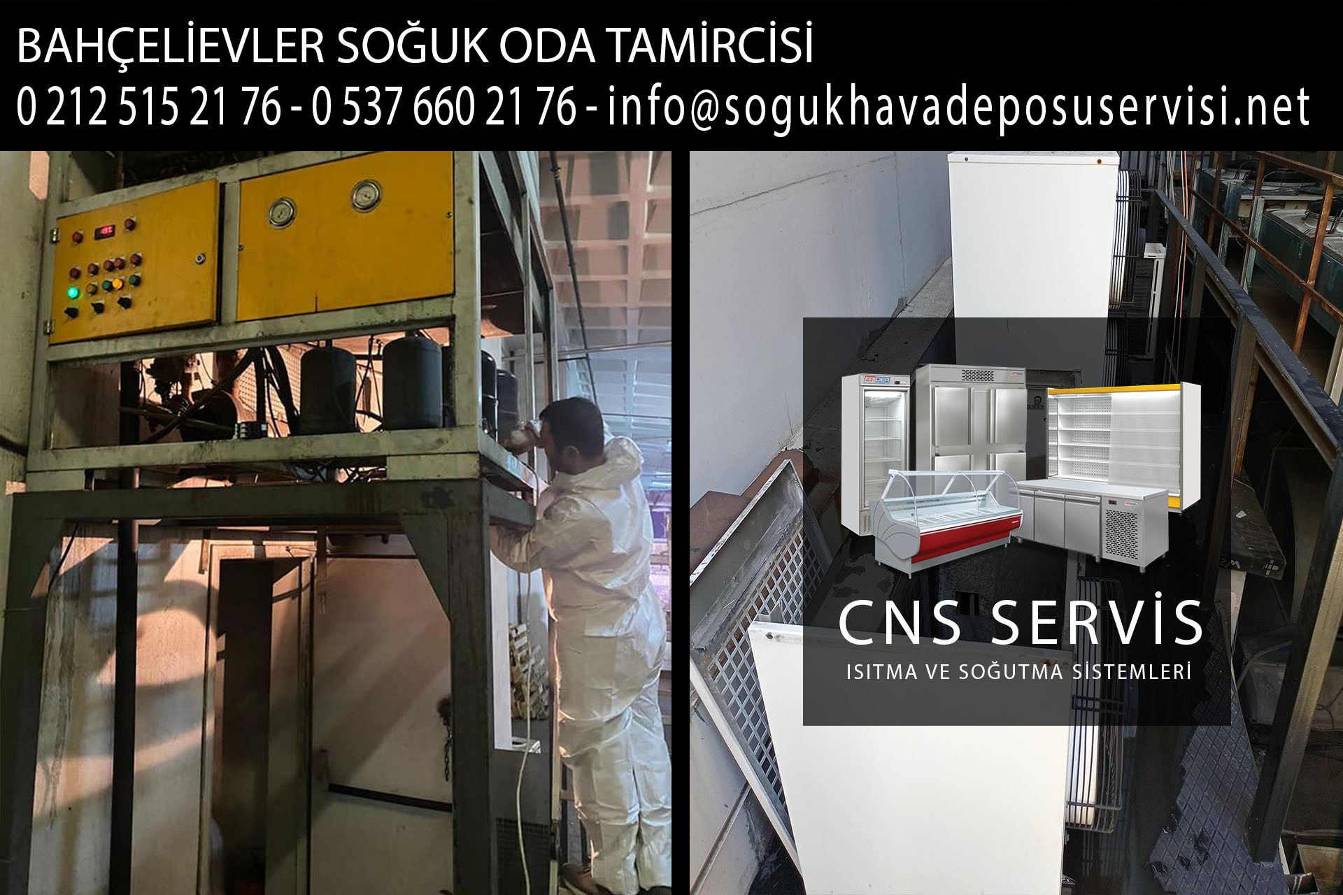 bahçelievler soğuk oda tamircisi