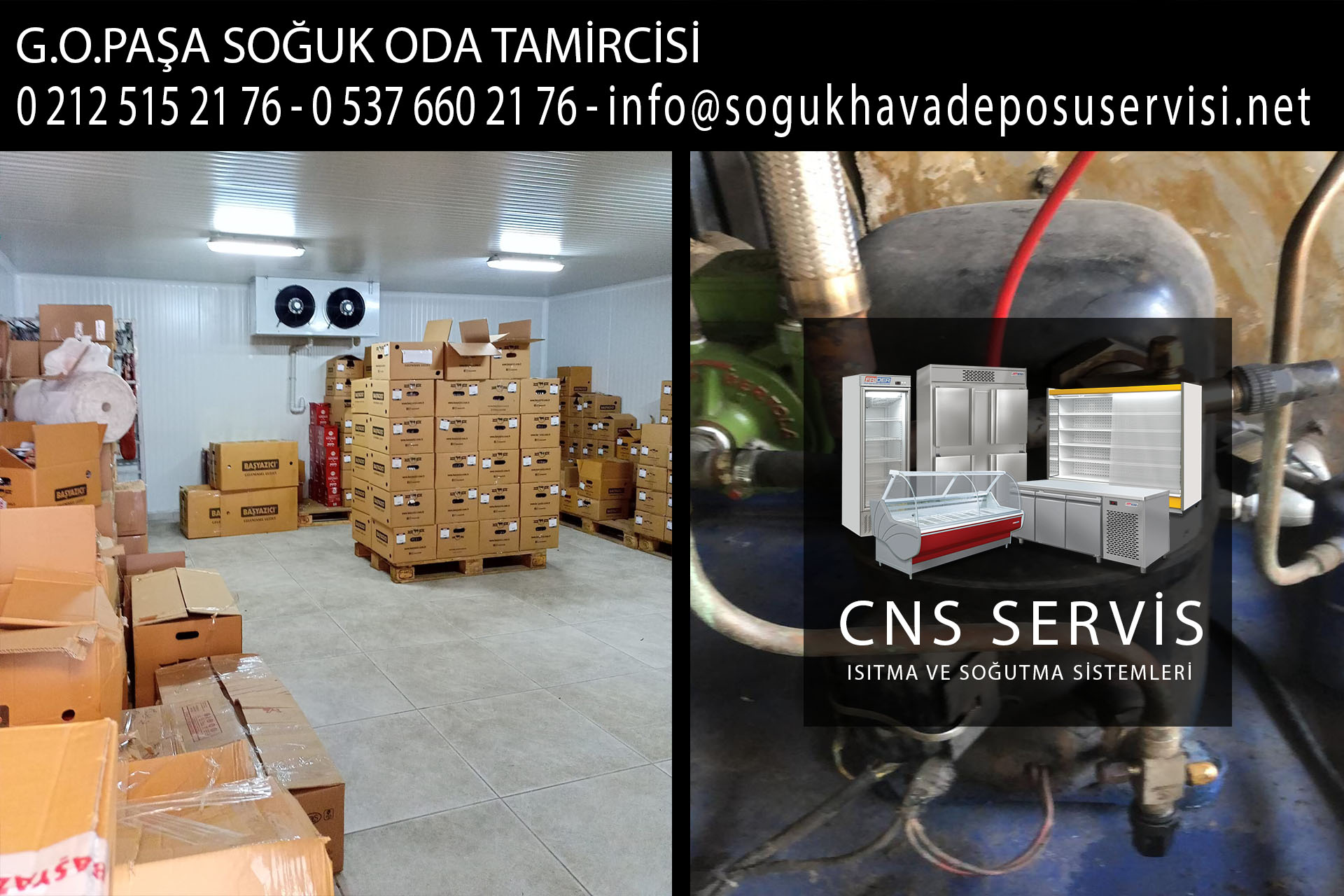 gaziosmanpaşa soğuk oda tamircisi