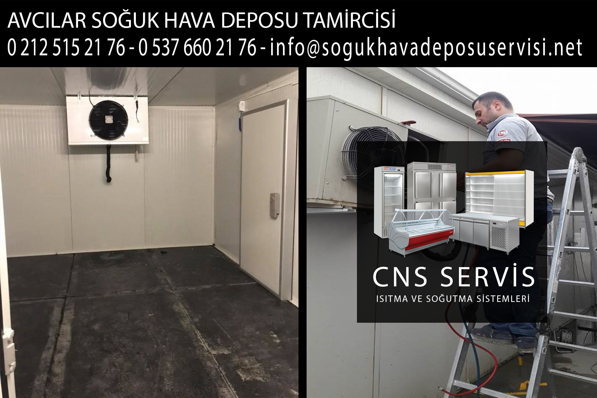 avcılar soğuk hava deposu tamircisi