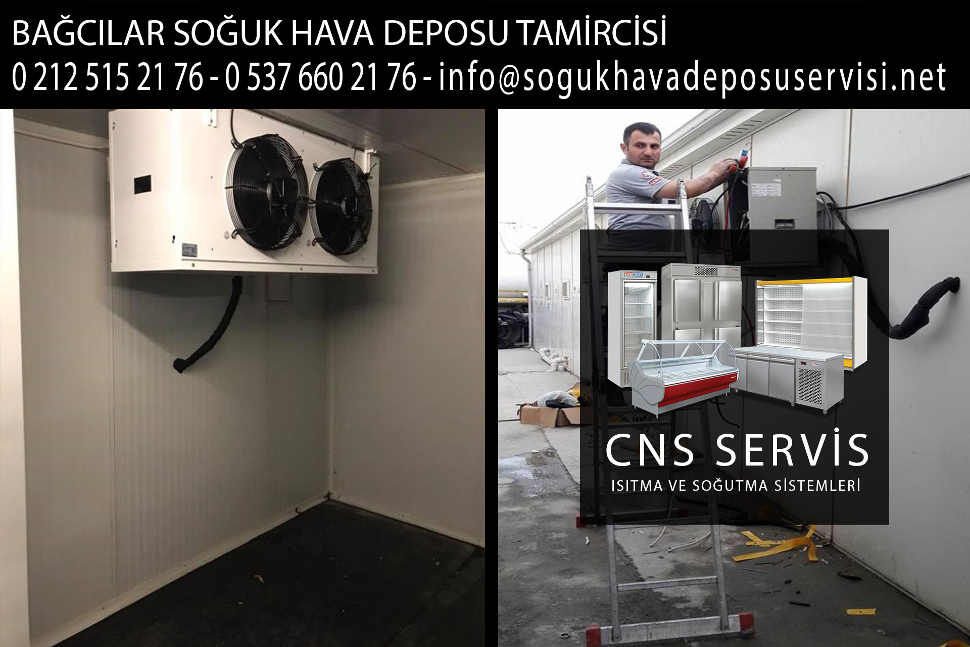 bağcılar soğuk hava deposu tamircisi
