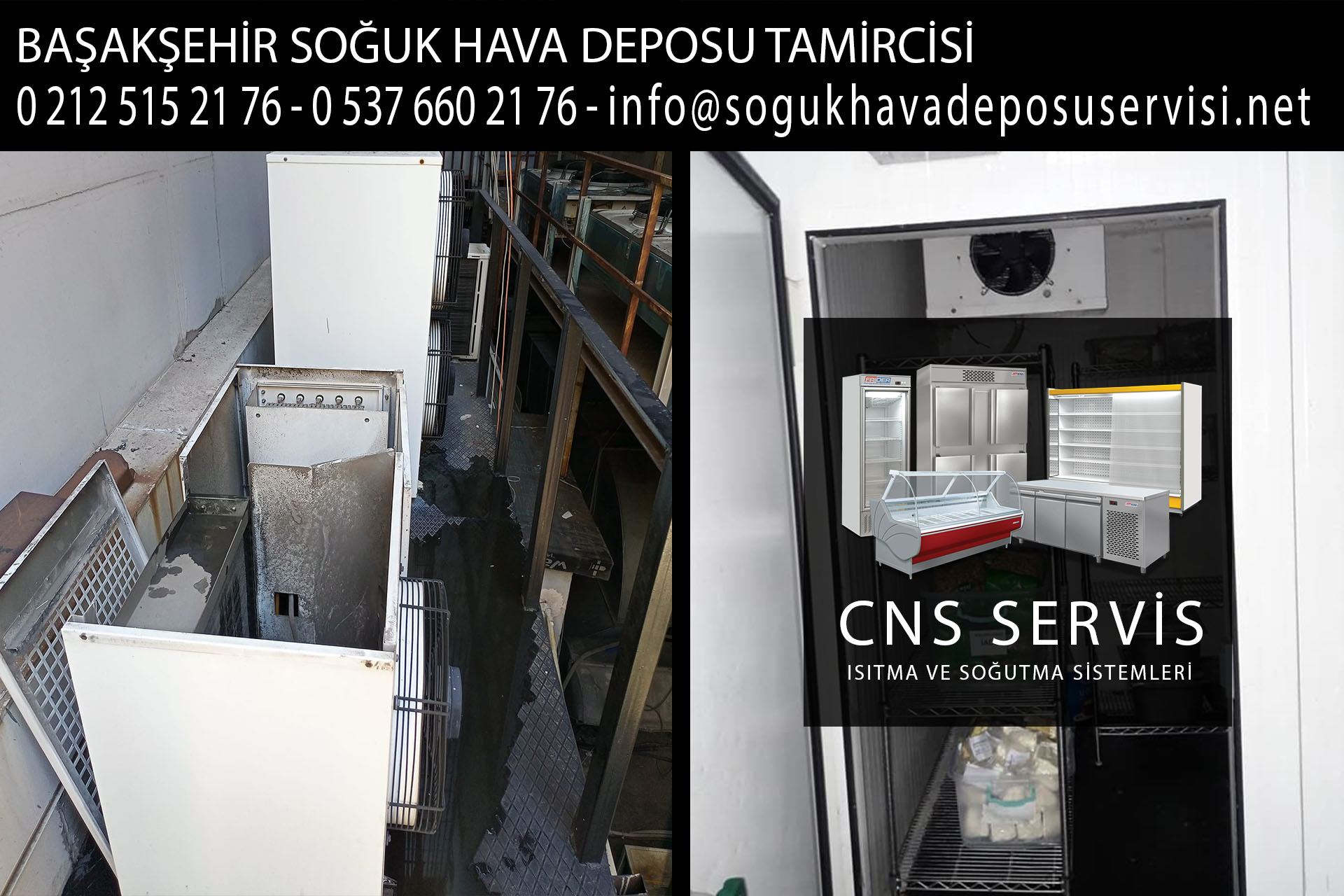 başakşehir soğuk hava deposu tamircisi