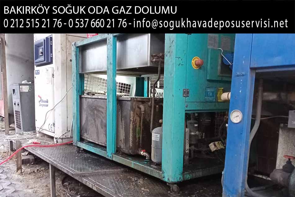 bakırköy soğuk oda gaz dolumu