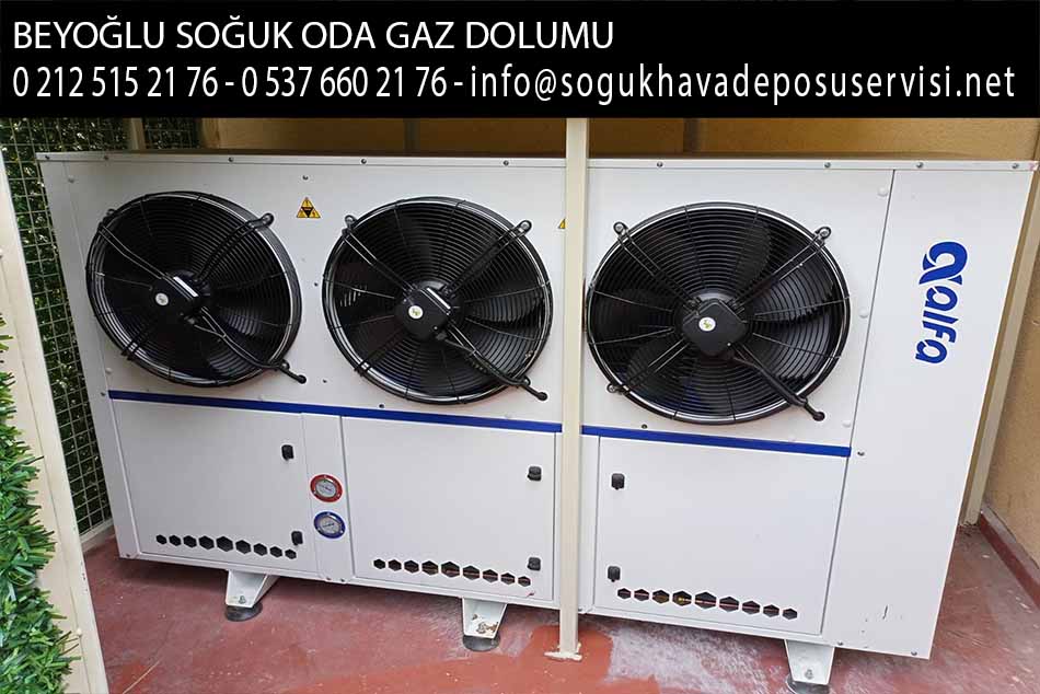 beyoğlu soğuk oda gaz dolumu