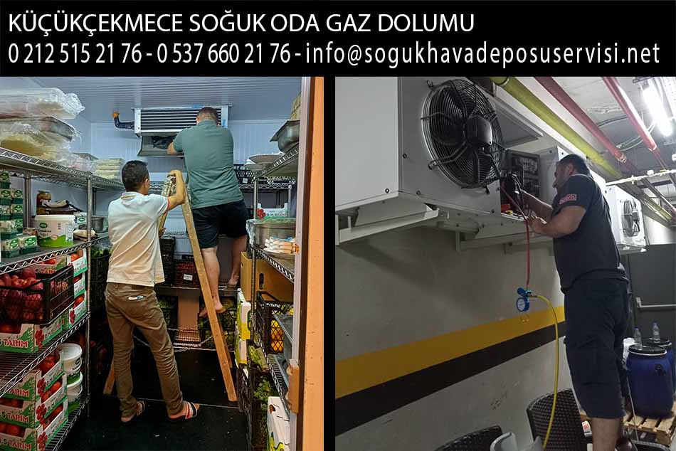 küçükçekmece soğuk oda gaz dolumu